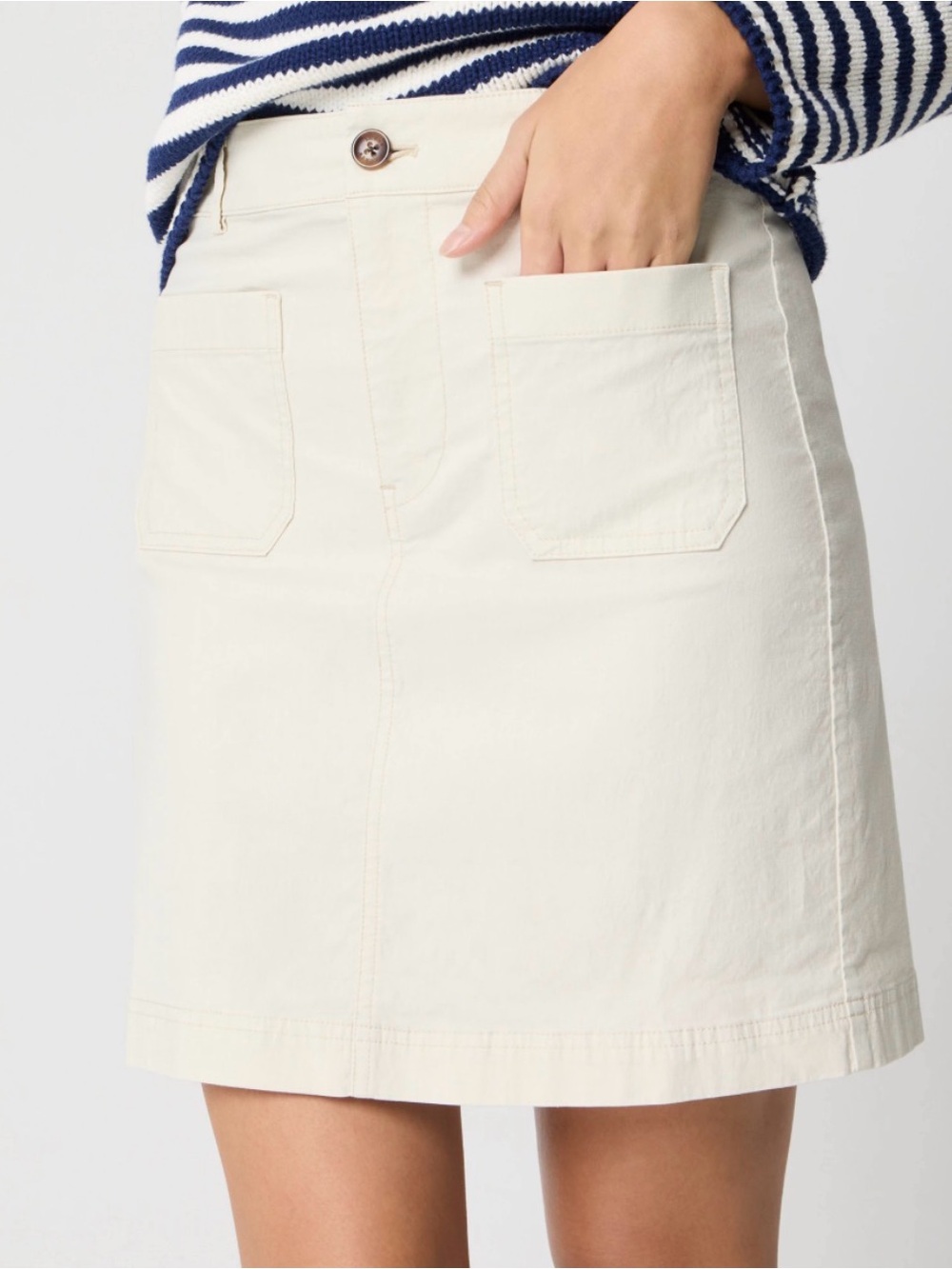 J. Crew Lizzie patch-pocket mini skirt size 2